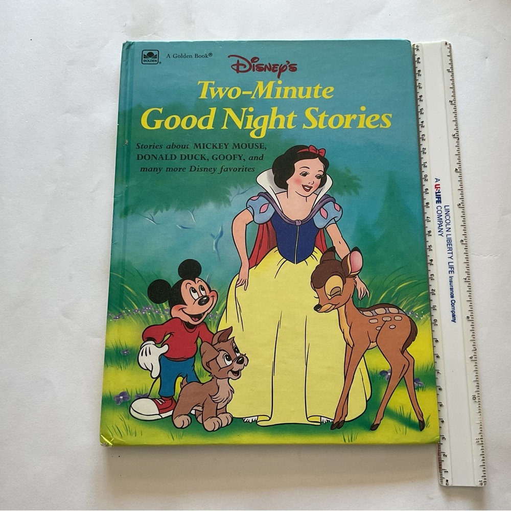 Disney A Golden Book, Two-Minute Good Night Stories, in very good condition